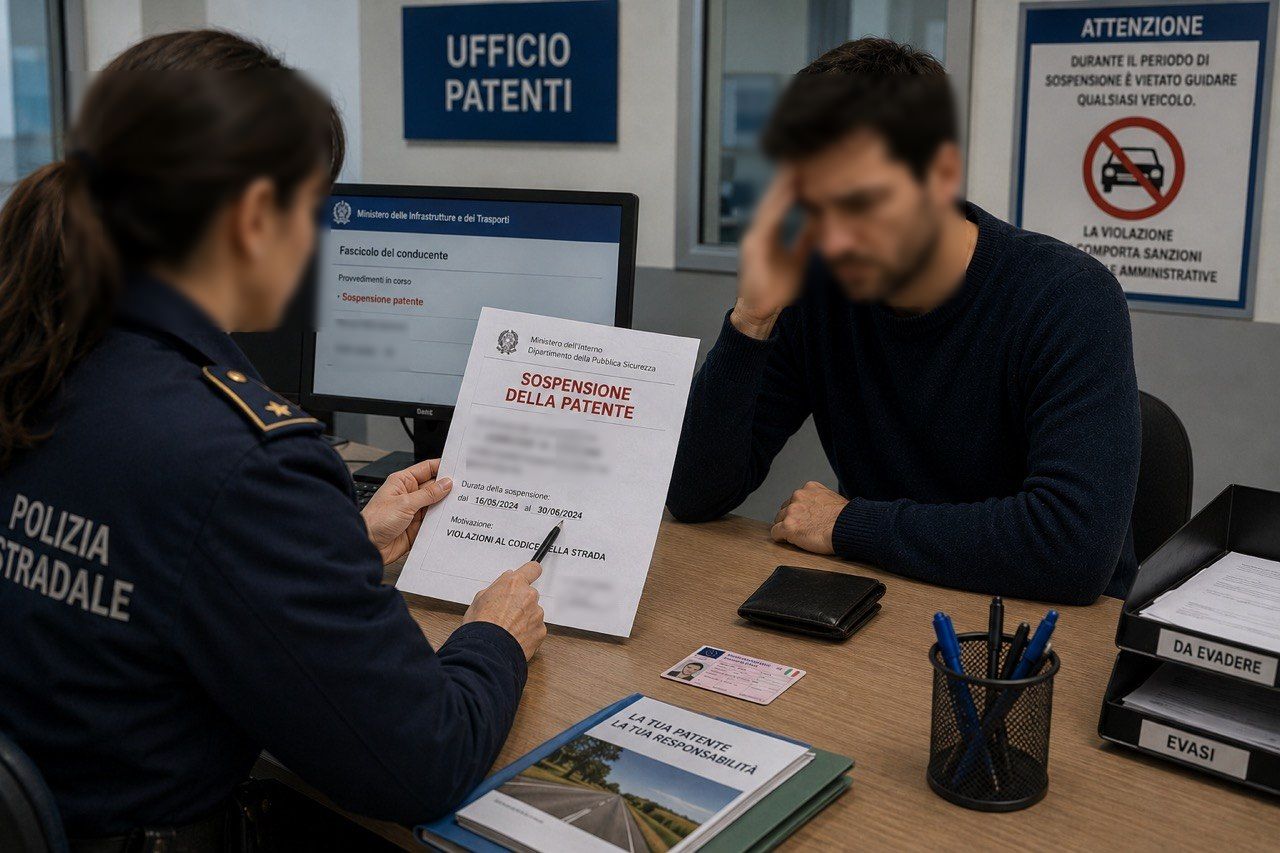 Sospensione della patente: