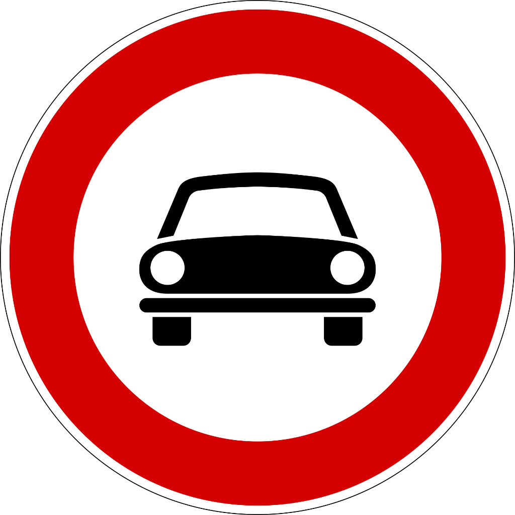 Divieto di transito agli autoveicoli