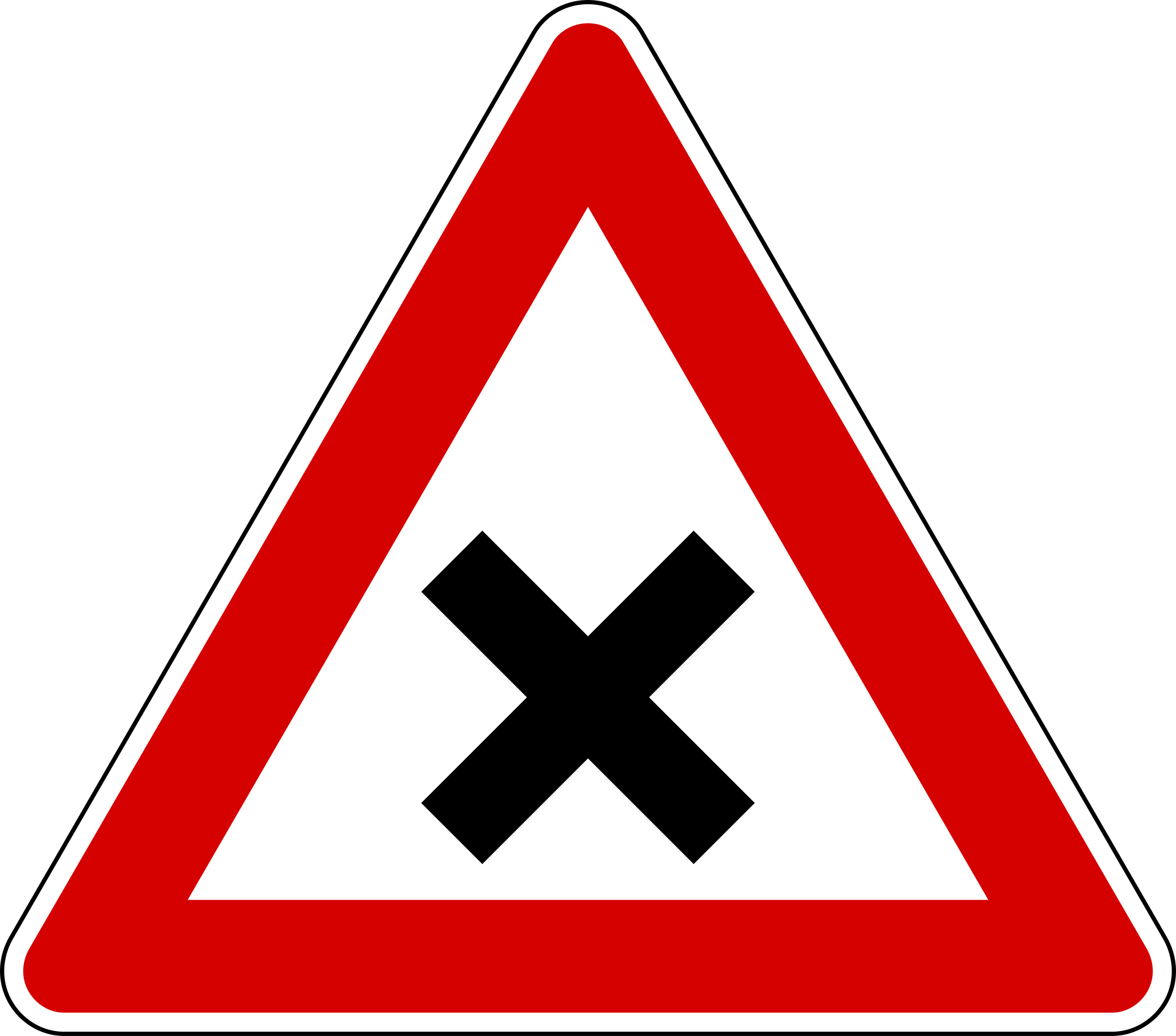 Intersezione con precedenza a destra