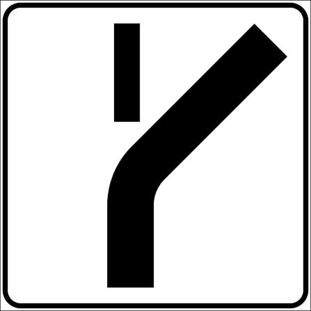 Andamento della strada principale — variante