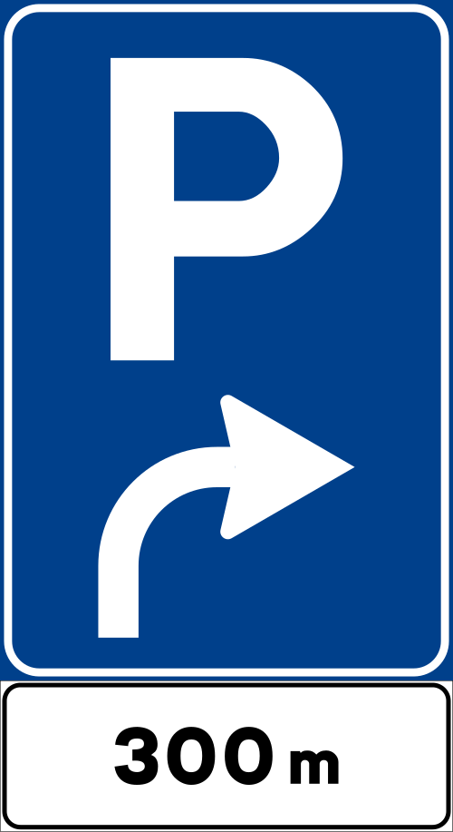 Preavviso di parcheggio