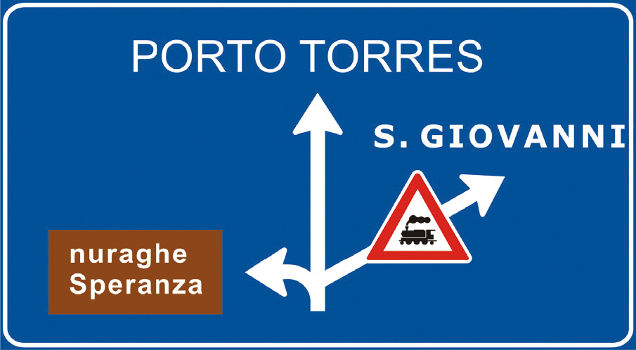 Preavviso incrocio extraurbano con passaggio a livello