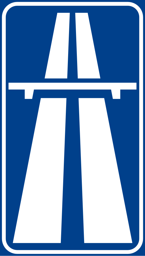Inizio strada extraurbana principale